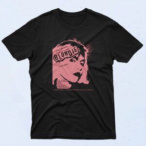 Blondie Rock Fashion 90s Graphic Band T-Shirt Vintage Rock Tee 78